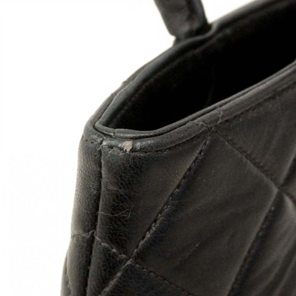 CHANEL Black Lambskin Leather Reissue Tote Bag - Picture 7 of 15